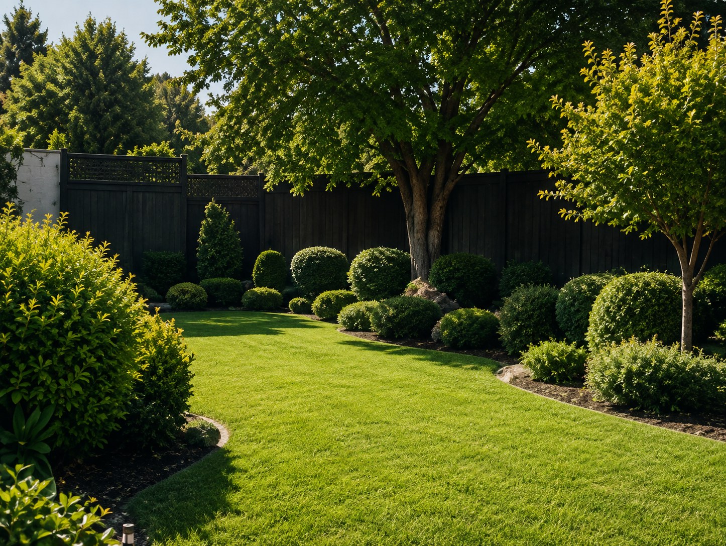 Jardin entretenu