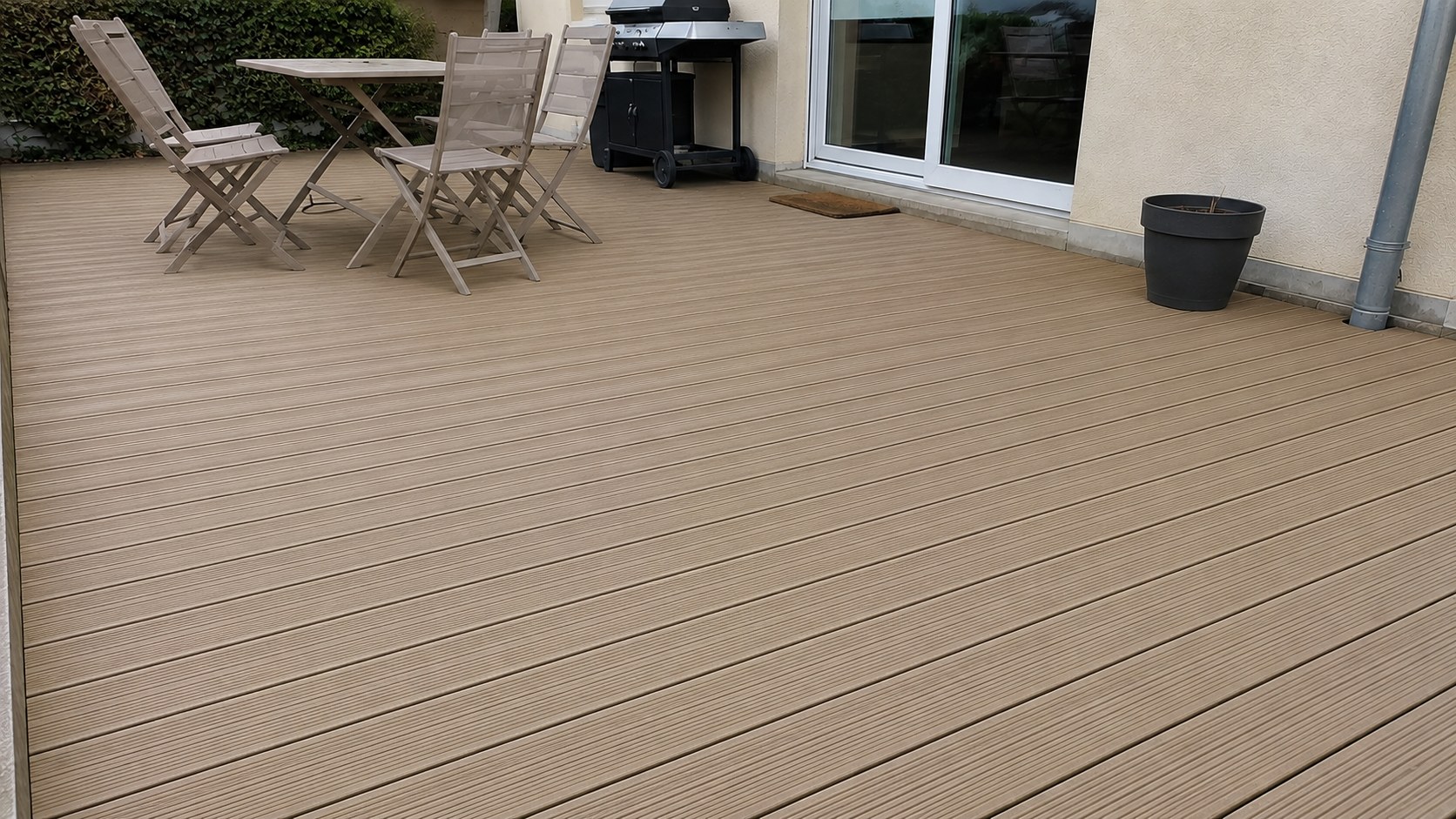 Terrasses en bois après nettoyage
