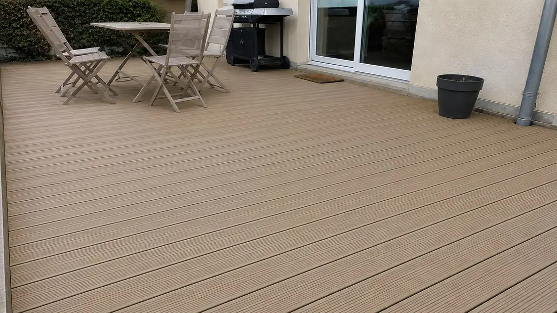 Terrasses en bois après nettoyage